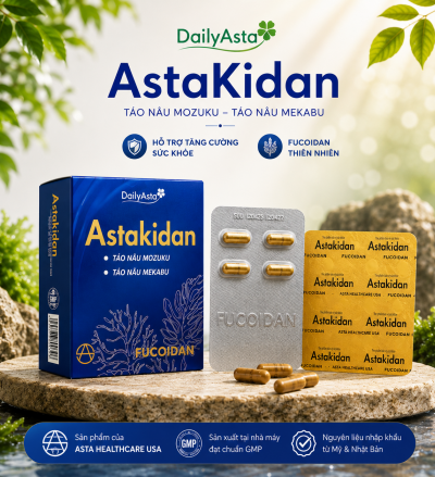 AstaKidan - Hỗ Trợ Chống Oxy Hóa & Tăng Đề Kháng