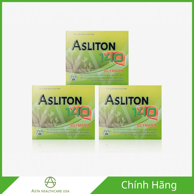 Asliton 140 thanh nhiệt giải độc gan