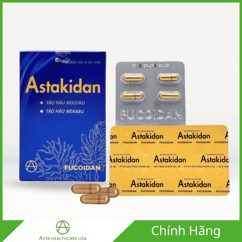 Astakidan bảo vệ sức khỏe chống oxy hóa