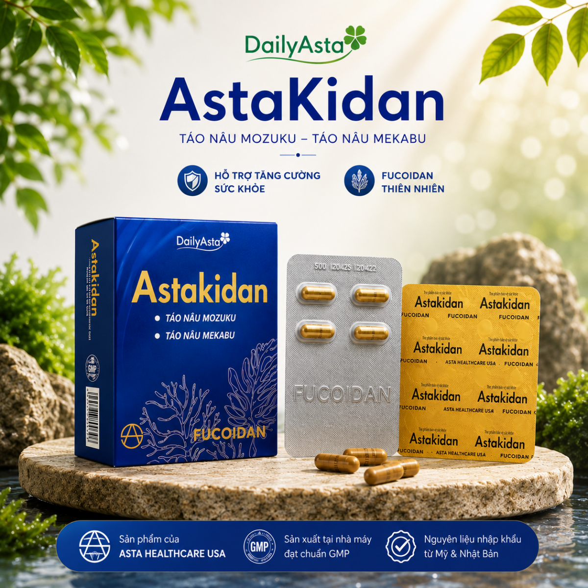 Astakidan bảo vệ sức khỏe chống oxy hóa
